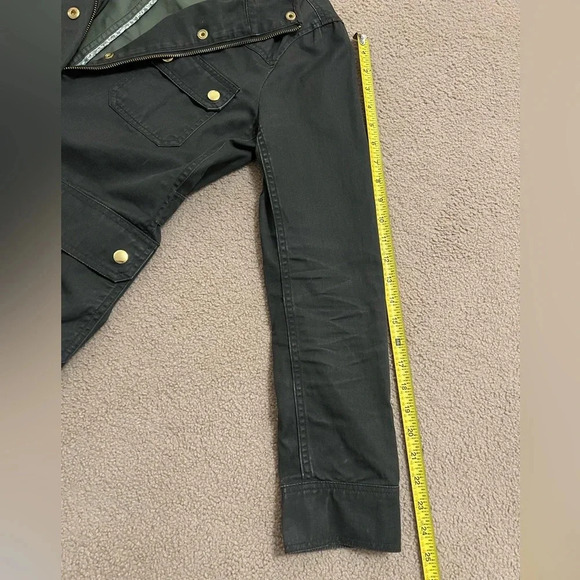 J. Crew | Olive / Army Green Resin-Coated Twill Utility Jacket | Size M - Picture 12 of 12